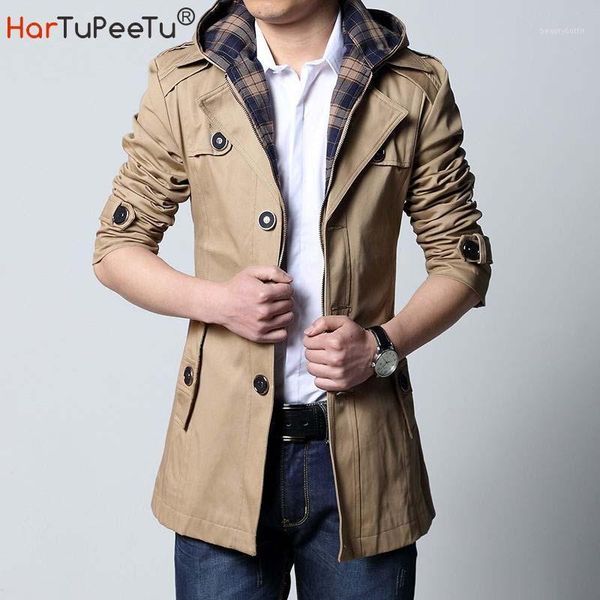 men's trench coats slim notched collar single breasted cotton jacket office coat with removable hooded big size s-6xl, Tan;black
men's trench coats slim notched collar single breasted cotton jacket office coat with removable hooded big size s-6xl, Tan;black