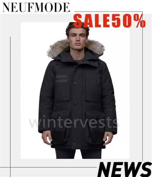 winter outdoor leisure sports canada down jacket white duck windproof parker warm real wolf fur stylish classic adventure, Black
winter outdoor leisure sports canada down jacket white duck windproof parker warm real wolf fur stylish classic adventure, Black