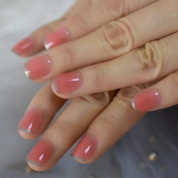 false nails 24pcs short pink silver edge fade nail art full cover fack party charming gels wholesale, Red;gold
false nails 24pcs short pink silver edge fade nail art full cover fack party charming gels wholesale, Red;gold