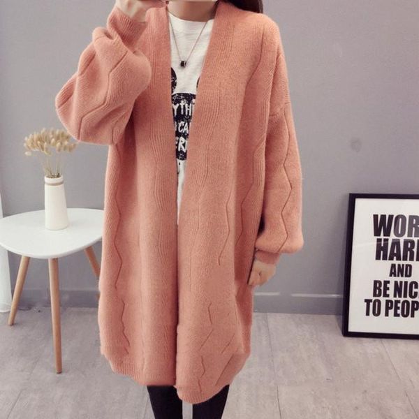 women's knits & tees women long cardigans for autumn winter warm oversized poncho korean knit jacket sueter mujer invierno 2021 coat, White
women's knits & tees women long cardigans for autumn winter warm oversized poncho korean knit jacket sueter mujer invierno 2021 coat, White