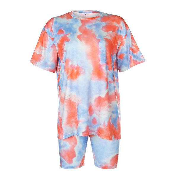 dye colorful tie outfit two piece women set suit loose bicycle suit slim oversized sport tracksuit with short steet summer c0304, Black;gray
dye colorful tie outfit two piece women set suit loose bicycle suit slim oversized sport tracksuit with short steet summer c0304, Black;gray