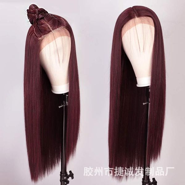 synthetic wigs soft burgundy 180% density 26 inch long 99j straight lace front wig for black women daily cosplay heat resistant
synthetic wigs soft burgundy 180% density 26 inch long 99j straight lace front wig for black women daily cosplay heat resistant