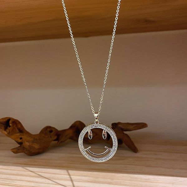 pendant necklaces origin summer rhinestone hollow smile for women crystal face linked small circle chain necklace accessories, Silver
pendant necklaces origin summer rhinestone hollow smile for women crystal face linked small circle chain necklace accessories, Silver