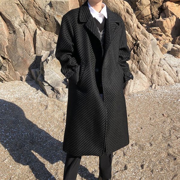 2021 new black oversize men's fashion retro casual long men high-quality woolen coat mens overcoat 5hyp
2021 new black oversize men's fashion retro casual long men high-quality woolen coat mens overcoat 5hyp