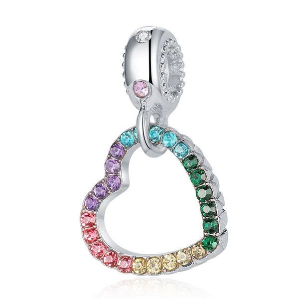 fit pandora charm bracelet european silver charms rainbow gradient heart crystal pendant diy snake chain for women bangle necklace jewelry, Black
fit pandora charm bracelet european silver charms rainbow gradient heart crystal pendant diy snake chain for women bangle necklace jewelry, Black