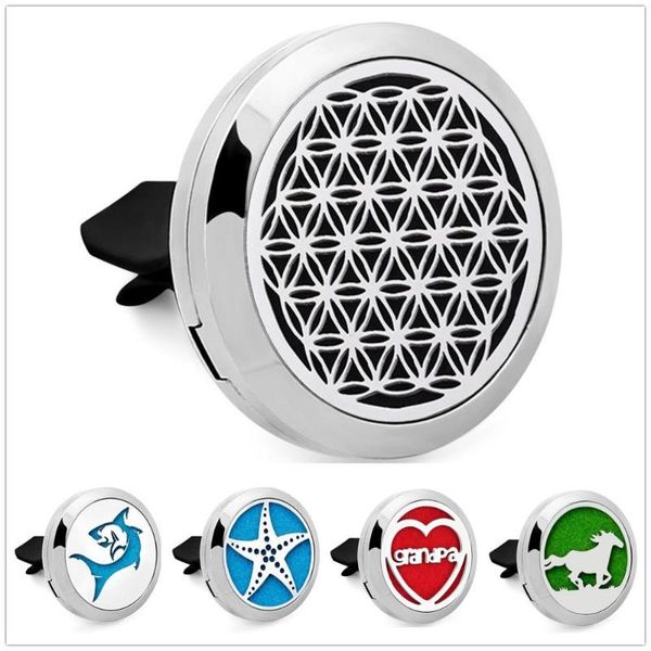 pendant necklaces cg583-cg635 flower of life army 30mm car diffuser locket 316l stainless steel magnet perfume vent clip 10pads, Silver
pendant necklaces cg583-cg635 flower of life army 30mm car diffuser locket 316l stainless steel magnet perfume vent clip 10pads, Silver