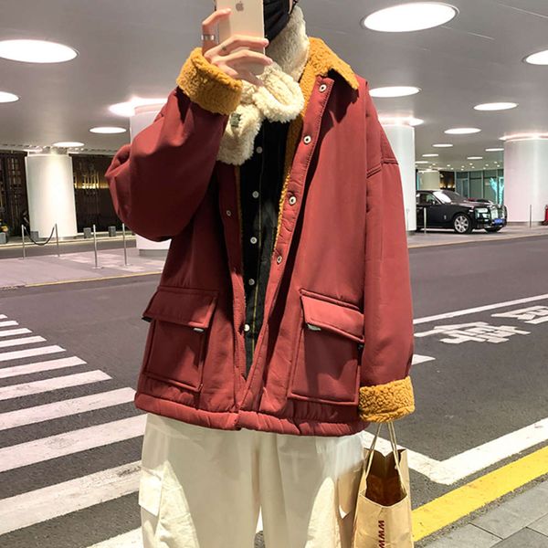 winter cashmere cotton padded jacket for men, Black;brown
winter cashmere cotton padded jacket for men, Black;brown