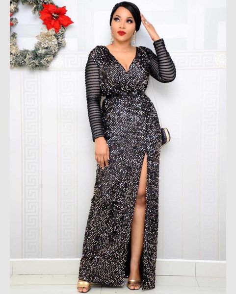 casual dresses hgte plus size 2021 women summer party elegant tassel dress long sleeve maxi sequins, Black;gray
casual dresses hgte plus size 2021 women summer party elegant tassel dress long sleeve maxi sequins, Black;gray