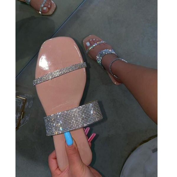 slippers 2021 fashion roman rhinestone solid color all-match comfortable outdoor large size female summer style, Black
slippers 2021 fashion roman rhinestone solid color all-match comfortable outdoor large size female summer style, Black