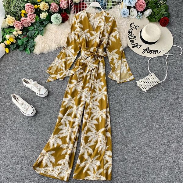 women's jumpsuits & rompers 2021 women jumpsuit romper long sleeve v-neck beach style bodysuit korean fashion printed ladies casual ele, Black;white
women's jumpsuits & rompers 2021 women jumpsuit romper long sleeve v-neck beach style bodysuit korean fashion printed ladies casual ele, Black;white