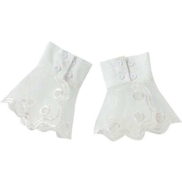 five fingers gloves women lace detachable sleeve fake cuffs pleated flare false female ruffles wristband decorative accessory, Blue;gray
five fingers gloves women lace detachable sleeve fake cuffs pleated flare false female ruffles wristband decorative accessory, Blue;gray