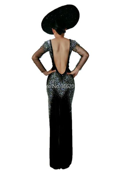 sparky silver rhinestones mesh sleeve backless long dress women singer stage costume evening prom birthday party outfit, Black;red
sparky silver rhinestones mesh sleeve backless long dress women singer stage costume evening prom birthday party outfit, Black;red