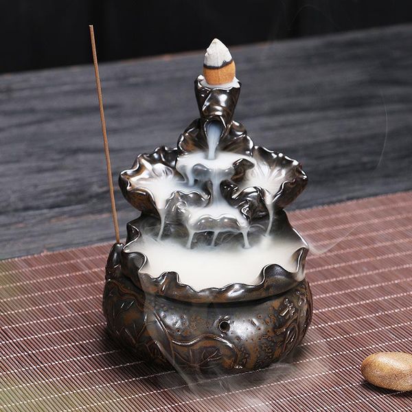 fragrance lamps lotus backflow incense burner smoke waterfall furnace mountain river handicraft holder
fragrance lamps lotus backflow incense burner smoke waterfall furnace mountain river handicraft holder