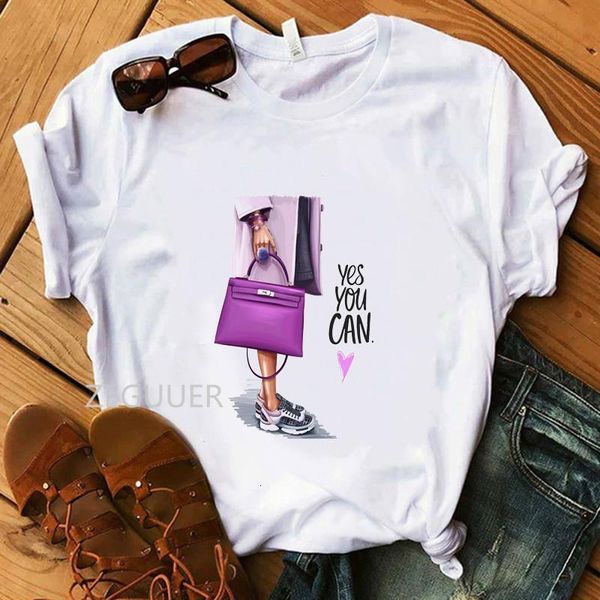 summer tees yes you can.purple bag girl illustration t-shirt female 100% cotton white soft women t-shirt hipster cute
summer tees yes you can.purple bag girl illustration t-shirt female 100% cotton white soft women t-shirt hipster cute