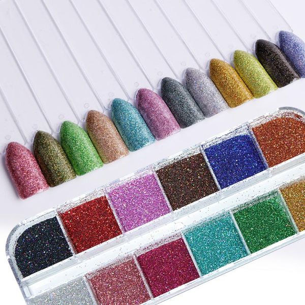 nail glitter 12 boxed grid laser powder color fine decoration art lalic shiny, Silver;gold
nail glitter 12 boxed grid laser powder color fine decoration art lalic shiny, Silver;gold