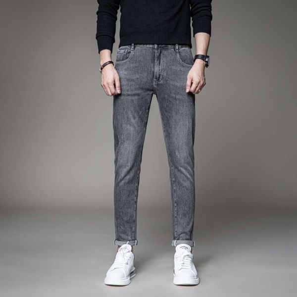 ins jeans men's brand autumn and winter new korean slim small foot elastic fashion long pants youth, Blue
ins jeans men's brand autumn and winter new korean slim small foot elastic fashion long pants youth, Blue