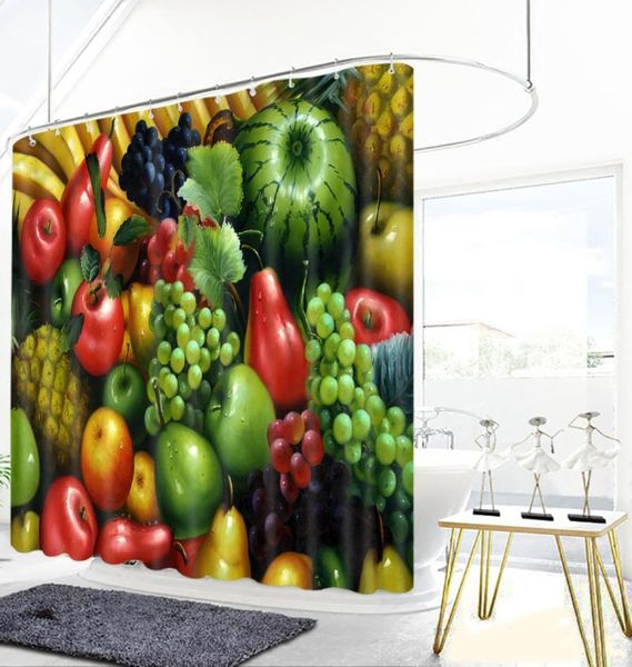 shower curtains printing with different kinds of fruit bathroom 3d waterproof washable fabrics 12pcs hooks
shower curtains printing with different kinds of fruit bathroom 3d waterproof washable fabrics 12pcs hooks