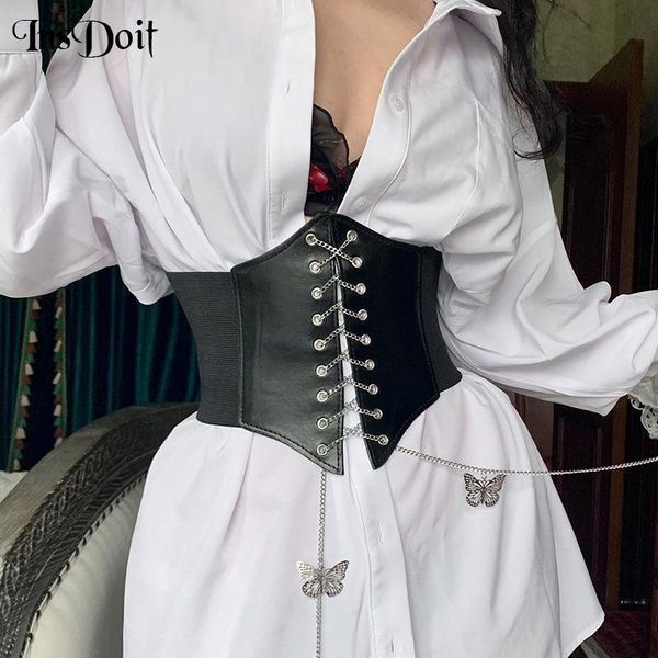 belts insdoit mall goth y2k underbust corset slim punk chain butterfly bandage cummerbund women streetwear fashion waist shaper, Black;brown
belts insdoit mall goth y2k underbust corset slim punk chain butterfly bandage cummerbund women streetwear fashion waist shaper, Black;brown