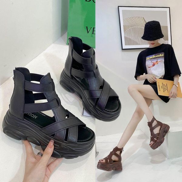 dress shoes 2021 summer fashion all-match casual roman temperament women's sandals small size 33 to large 42, Black
dress shoes 2021 summer fashion all-match casual roman temperament women's sandals small size 33 to large 42, Black