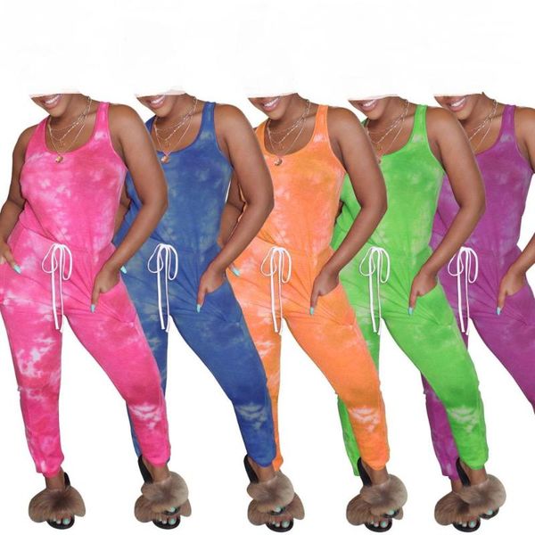 women's jumpsuits & rompers grey jumpsuit woman romper tie dye summer fashion sleeveless pockets nightclub women party outfits, Black;white
women's jumpsuits & rompers grey jumpsuit woman romper tie dye summer fashion sleeveless pockets nightclub women party outfits, Black;white
