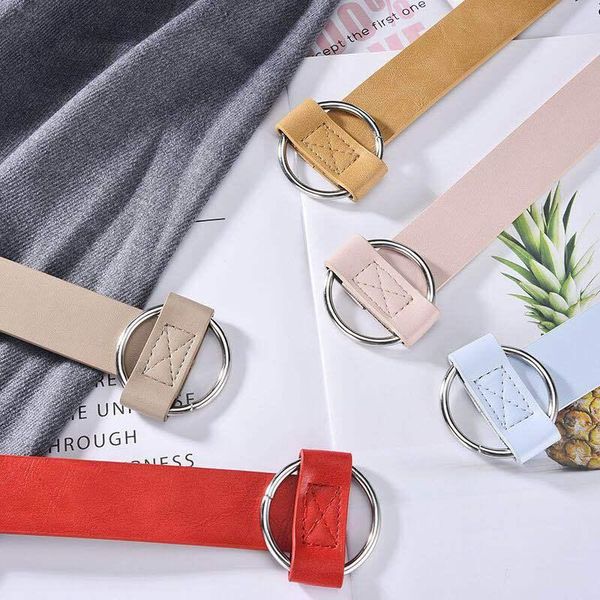 belts women's belt round buckle without punching korean version sweet and elegant female student girls' pants, Black;brown
belts women's belt round buckle without punching korean version sweet and elegant female student girls' pants, Black;brown
