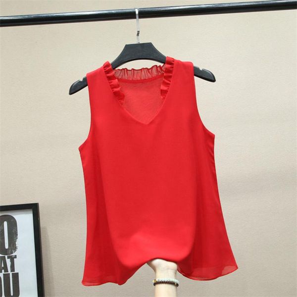 plus size t-shirt chiffon v-neck solid tanks&camis summer casual loose vest sleeveless elegant tank women clothing large l-8xl, Black
plus size t-shirt chiffon v-neck solid tanks&camis summer casual loose vest sleeveless elegant tank women clothing large l-8xl, Black