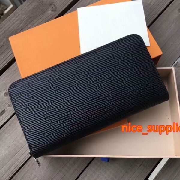 2020 fashion women men brand pouch coin genuine leather wallets short water ripple purse with box dust bags 60910 gc#15, Red;black
2020 fashion women men brand pouch coin genuine leather wallets short water ripple purse with box dust bags 60910 gc#15, Red;black