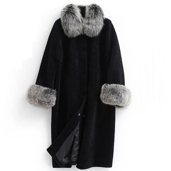 women's fur & faux trodeam 2021 winter loose large size mink velvet coats whole long warm coat, Black
women's fur & faux trodeam 2021 winter loose large size mink velvet coats whole long warm coat, Black