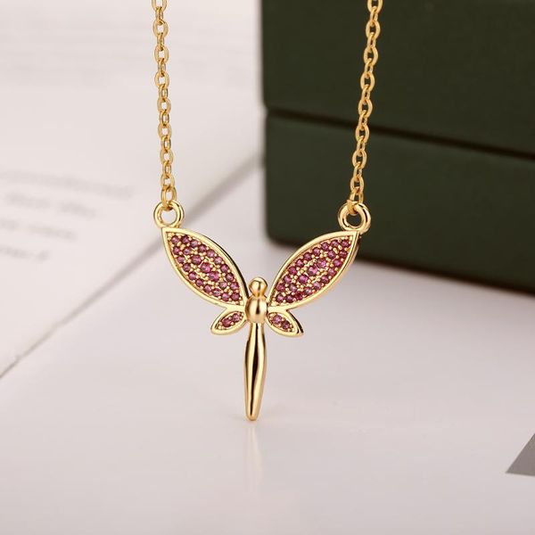 pendant necklaces purple zircon dragonfly necklace for women stainless steel gold silver color cz 2021 korean fashion aesthetic jewelry
pendant necklaces purple zircon dragonfly necklace for women stainless steel gold silver color cz 2021 korean fashion aesthetic jewelry