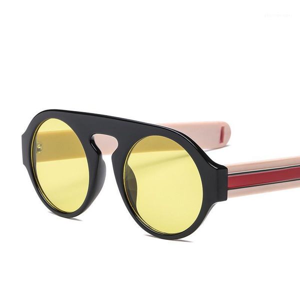 sunglasses round frame three-color oval cute sun glasses for men and women fashion european american, White;black
sunglasses round frame three-color oval cute sun glasses for men and women fashion european american, White;black