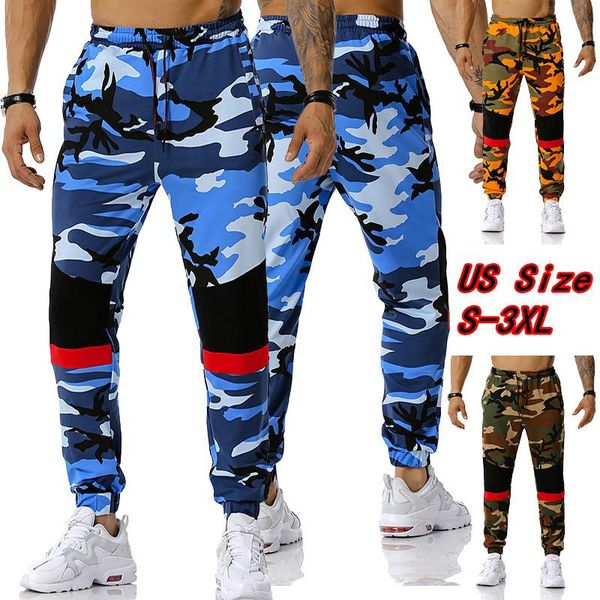 2021 jogger mens pants casual man stitching camouflage jogging pants outdoor sports fitness casual us size trousers, Blue
2021 jogger mens pants casual man stitching camouflage jogging pants outdoor sports fitness casual us size trousers, Blue