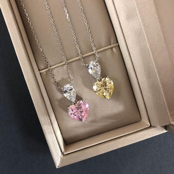 pendant necklaces women's created yellow/pink stone cute heart pendants 925 sterling silver ladies party fine jewellery
pendant necklaces women's created yellow/pink stone cute heart pendants 925 sterling silver ladies party fine jewellery