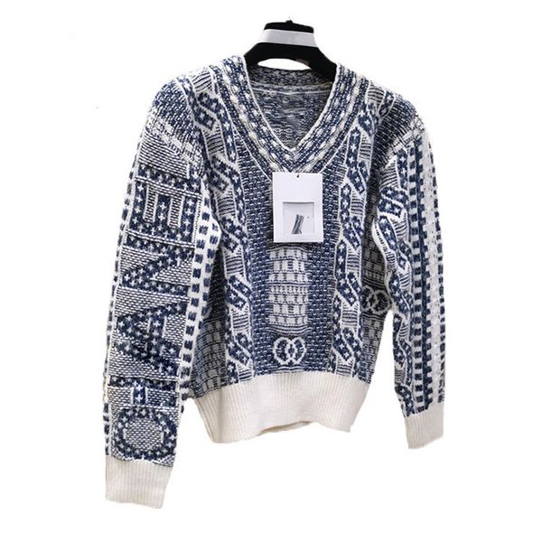 brand sweaters new fashion catwalk knit pullover v-neck long-sleeved sweater casual loose coat fast shipping, White;black
brand sweaters new fashion catwalk knit pullover v-neck long-sleeved sweater casual loose coat fast shipping, White;black