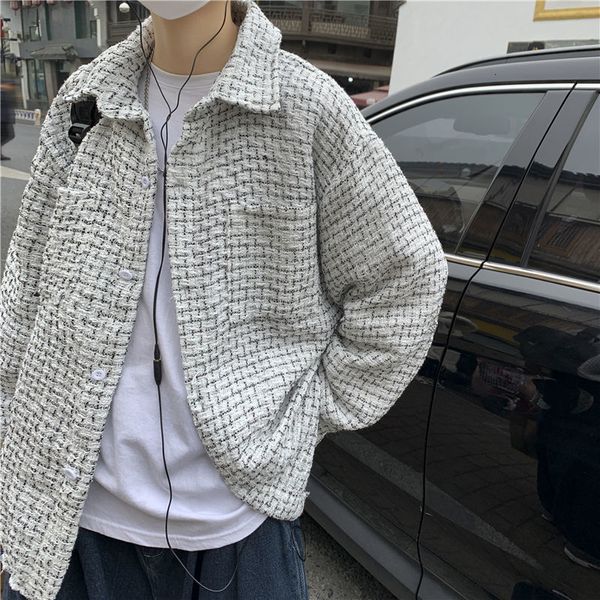 2021 spring plaid men's fashion retro casual jacket men streetwear oversized long sleeve shirt coat mens m-2xl 8gu6, Black;brown
2021 spring plaid men's fashion retro casual jacket men streetwear oversized long sleeve shirt coat mens m-2xl 8gu6, Black;brown