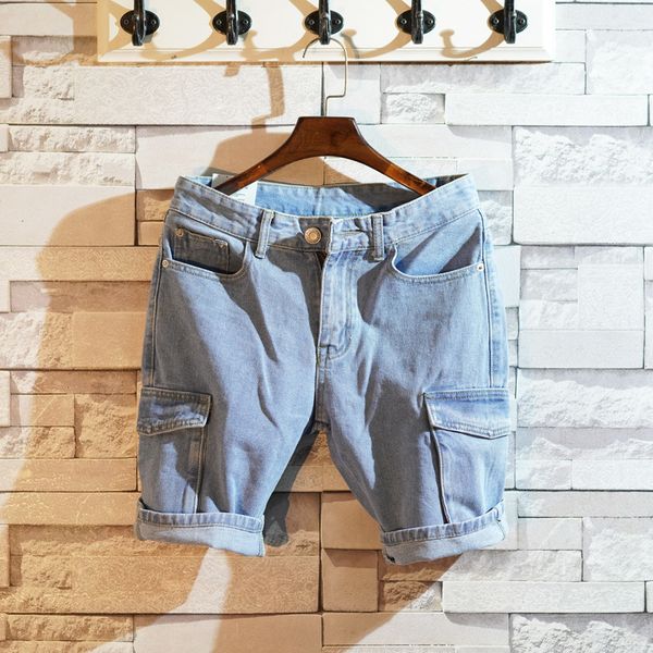 2021 arrival men's breeches fly solid japanese cargo light washing tube shorts robin overalls y2yy, Blue
2021 arrival men's breeches fly solid japanese cargo light washing tube shorts robin overalls y2yy, Blue