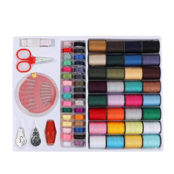 sewing notions & tools pack of 64 - spools assorted colors threads set for hand and machine embroidery quilting needlework supplies, Black
sewing notions & tools pack of 64 - spools assorted colors threads set for hand and machine embroidery quilting needlework supplies, Black