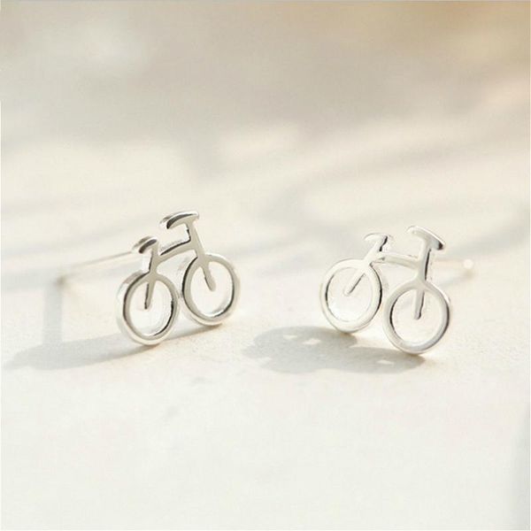 stud personality bicycle 925 sterling silver earrings originality simplicity fashion anti allergy women 2021, Golden;silver
stud personality bicycle 925 sterling silver earrings originality simplicity fashion anti allergy women 2021, Golden;silver