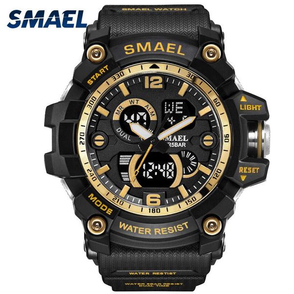 wristwatches smael 1617 sport watch men dual display men's wristwtaches waterproof 5bar alarm pu strap miliatry, Slivery;brown
wristwatches smael 1617 sport watch men dual display men's wristwtaches waterproof 5bar alarm pu strap miliatry, Slivery;brown