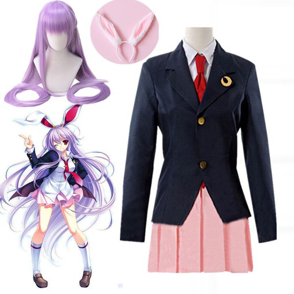 anime costumes reneecho touhou project costume reisen udongein inaba cosplay girls women school uniform dress cosplay wigs headwear, Black
anime costumes reneecho touhou project costume reisen udongein inaba cosplay girls women school uniform dress cosplay wigs headwear, Black