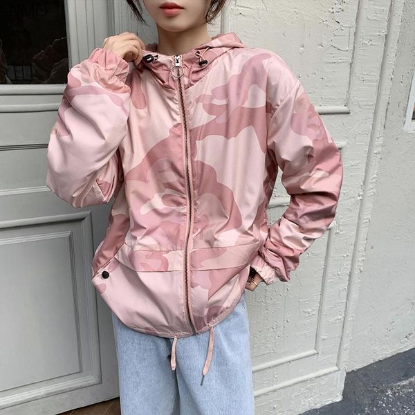 women's jackets crescent city camouflage hooded jacket spring and autumn 2021 korean bf style loose versatile fashion, Black;brown
women's jackets crescent city camouflage hooded jacket spring and autumn 2021 korean bf style loose versatile fashion, Black;brown