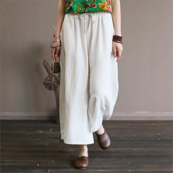women's pants & capris women ramie elastic waist vintage wide leg ladies retro solid color trousers female loose 2021 summer plus, Black;white
women's pants & capris women ramie elastic waist vintage wide leg ladies retro solid color trousers female loose 2021 summer plus, Black;white
