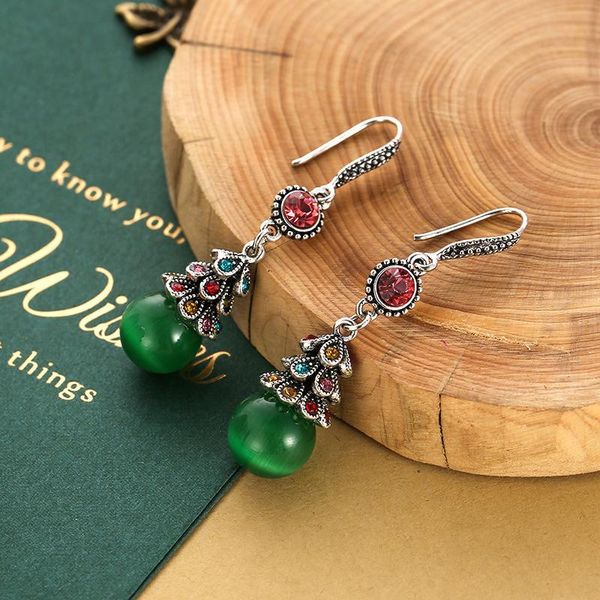 hoop & huggie french copper hook vintage cat's eye stone earrings girls' national style peacock personalized gifts creative jewelr, Golden;silver
hoop & huggie french copper hook vintage cat's eye stone earrings girls' national style peacock personalized gifts creative jewelr, Golden;silver
