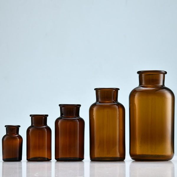 lab supplies 60-1000ml brown wide mouth reagent bottle laboratory glassware large diameter sample
lab supplies 60-1000ml brown wide mouth reagent bottle laboratory glassware large diameter sample