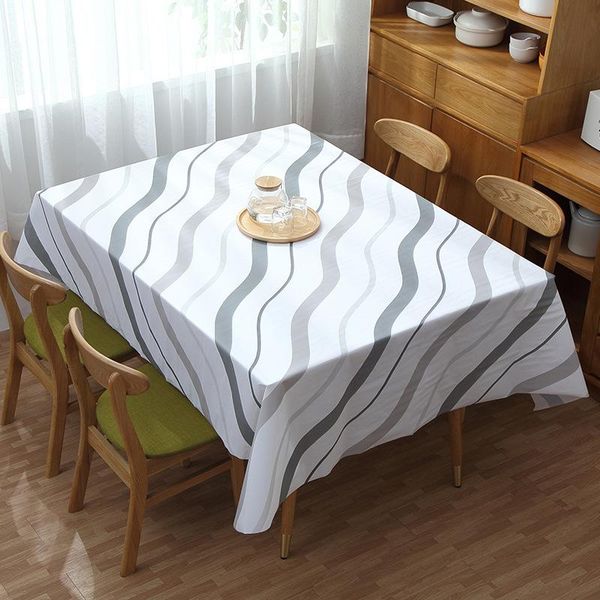 table cloth household tablecloth stripe printing oil-proof waterproof and stain-proof mats rectangle decoration
table cloth household tablecloth stripe printing oil-proof waterproof and stain-proof mats rectangle decoration