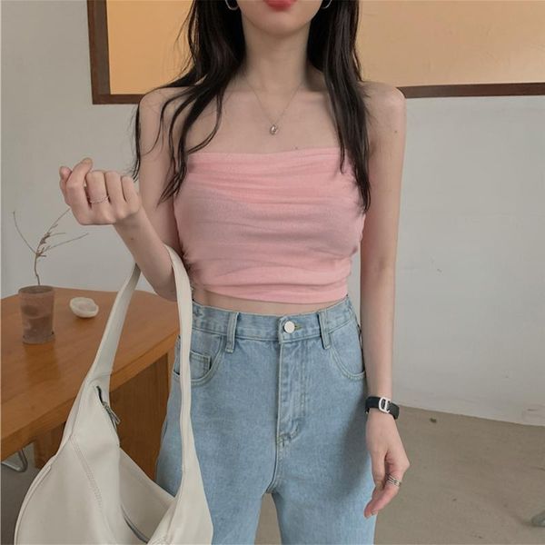 camisoles & tanks spring and summer strapless mesh tube female korean version of pure color used navel underwear, Black;white
camisoles & tanks spring and summer strapless mesh tube female korean version of pure color used navel underwear, Black;white