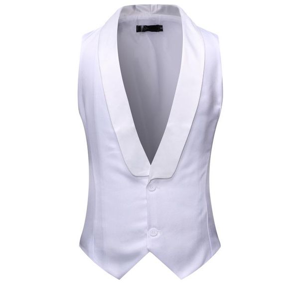 men's vests white classic v neck formal business dress suit vest men slim fit sleeveless waistcoat groom wedding tuxedo male xl, Black;white
men's vests white classic v neck formal business dress suit vest men slim fit sleeveless waistcoat groom wedding tuxedo male xl, Black;white