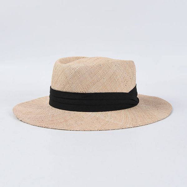 2021 new high-end women wide sun flat brim concave beach hat couple summer straw hats ri5j, Blue;gray
2021 new high-end women wide sun flat brim concave beach hat couple summer straw hats ri5j, Blue;gray