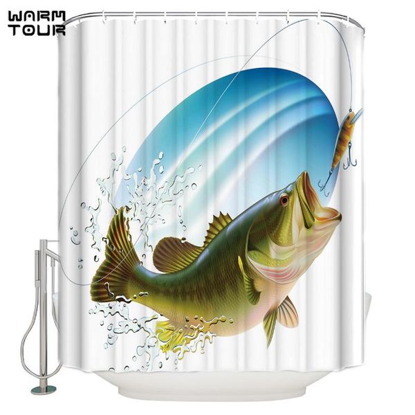 shower curtains warmtour curtain big bass fish fishing waterproof bathroom decor
shower curtains warmtour curtain big bass fish fishing waterproof bathroom decor