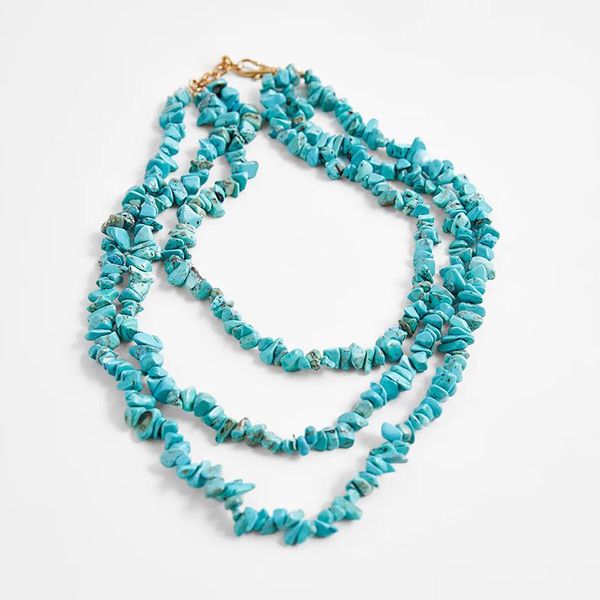 chains 2021 bohemian style color natural gravel multilayer female soil blue beach necklace, Silver
chains 2021 bohemian style color natural gravel multilayer female soil blue beach necklace, Silver