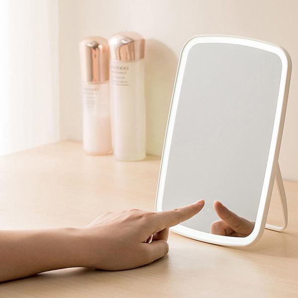 makeup mirror intelligentled light portable deskwomen professional led tricolor touch screen 3 mirrors room panel lights
makeup mirror intelligentled light portable deskwomen professional led tricolor touch screen 3 mirrors room panel lights